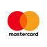 Logo Mastercard s červeným a oranžovým kruhom.