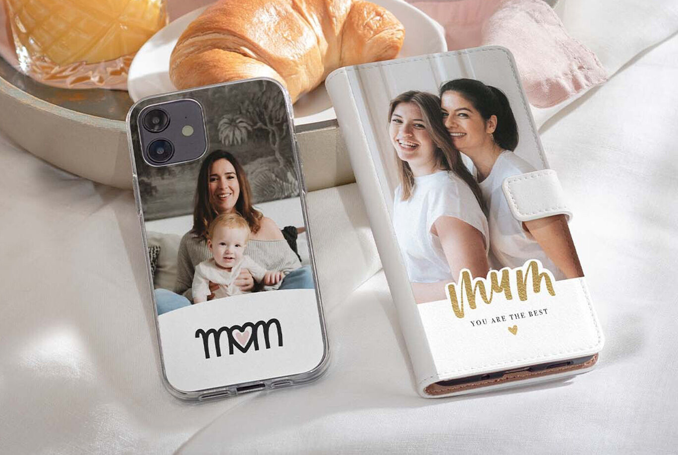 Obaly na mobily s personalizovanými dizajnmi pre mamičky.